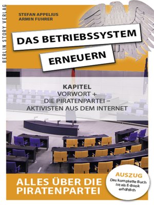 cover image of Das Betriebssystem erneuern--Alles über die Piratenpartei, Auszug des kompletten Titels
